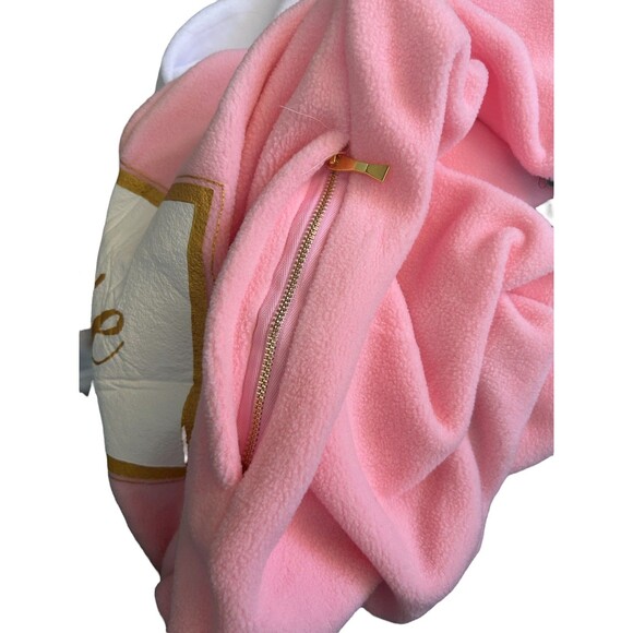 Tipsy Elves Rose Champagne Bottle Costume Hoodie Dress Zip Up Size 3XL - Picture 6 of 9